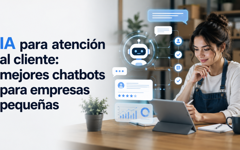 IA para atención al cliente: mejores chatbots para empresas pequeñas