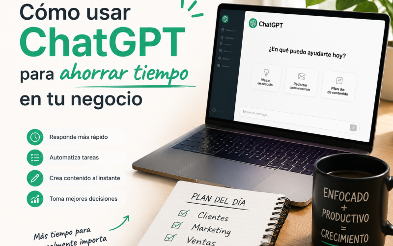 Cómo usar ChatGPT para ahorrar tiempo en tu negocio
