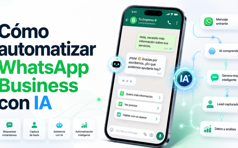 Cómo automatizar WhatsApp Business con IA