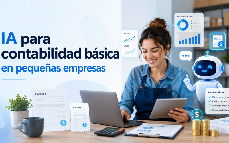 IA para contabilidad básica en pequeñas empresas