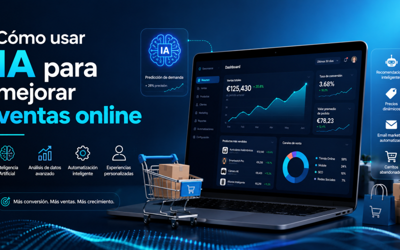 Cómo usar IA para mejorar ventas online