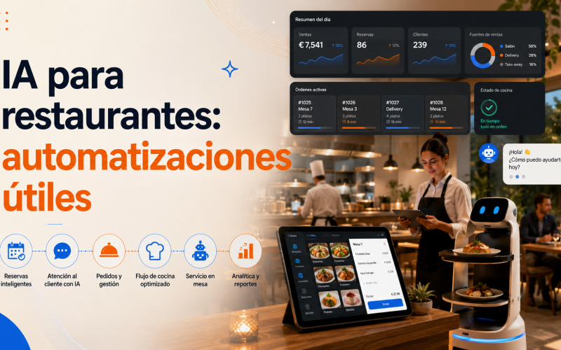 IA para restaurantes: automatizaciones útiles