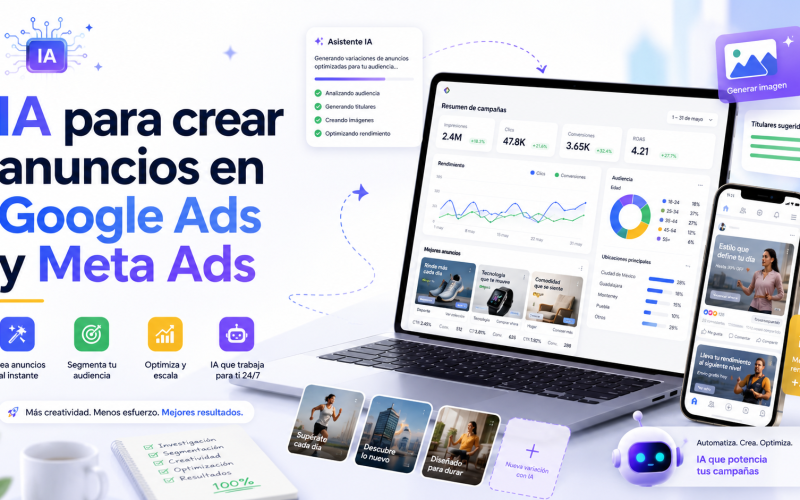 IA para crear anuncios en Google Ads y Meta Ads