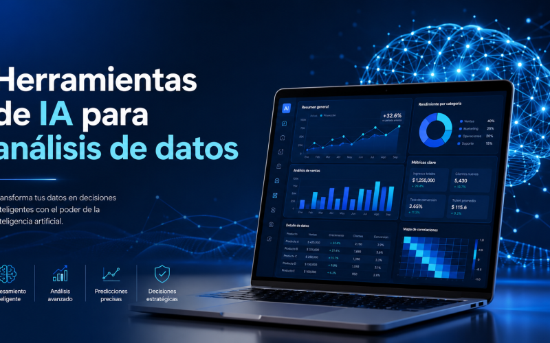  Herramientas de IA para análisis de datos