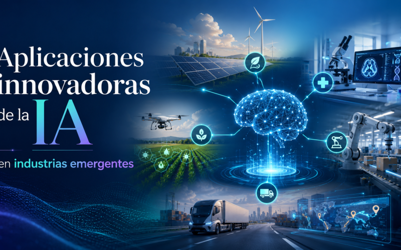 Aplicaciones innovadoras de la IA en industrias emergentes