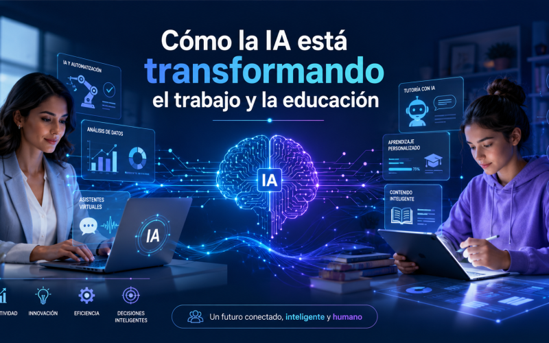Cómo la IA está transformando el trabajo y la educación