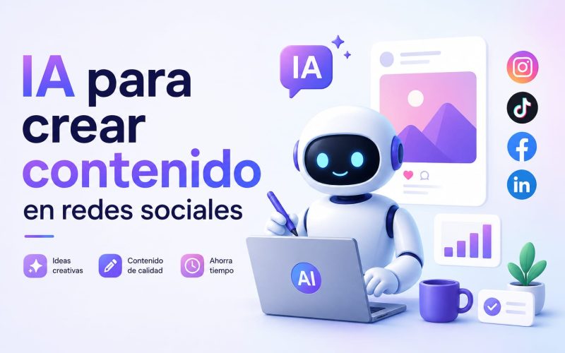 IA para crear contenido en redes sociales
